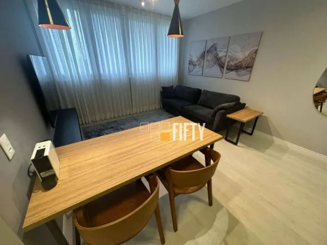 Apartamento com 1 dormitório para alugar, 38 m² por R$ 7.232,00/mês - Chácara Santo Antôni