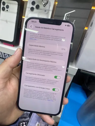 iPhone 12 Pro Max 256 bateria 87% impecável