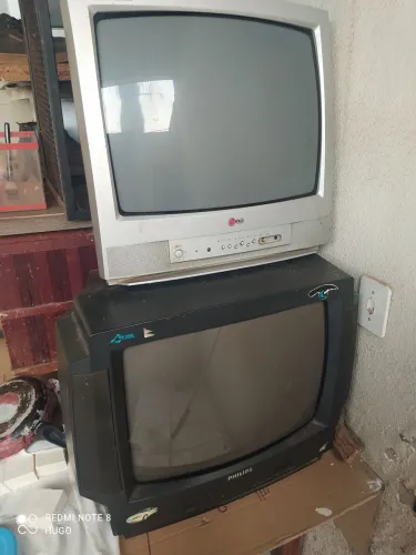 Duas TV de tubo 21 polegadas 