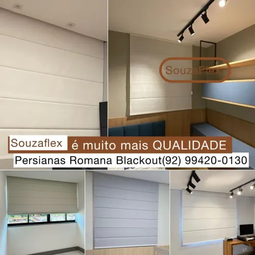 Persianas Romana e Rolon 