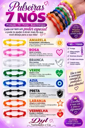 Pulseira 7 nós