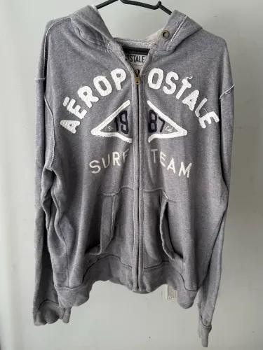 Casaco Aeropostale Cinza TAM.M