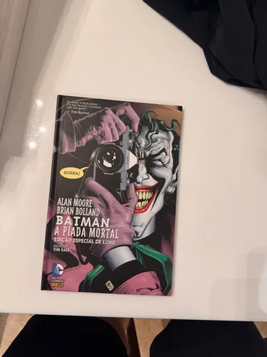 Batman piada mortal edicao capa dura de luxo dc quadrinhos