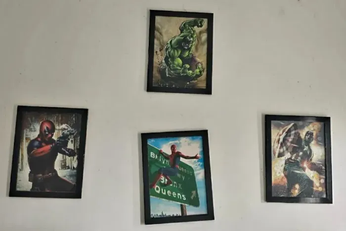 Quadros decorativos de super heróis 