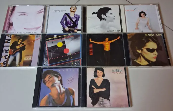 CD Marina Lima 10 Discos Original