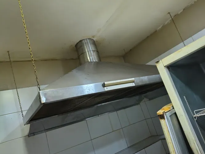 Coifa industrial de aço inox 