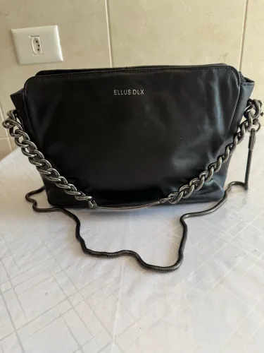 Bolsa couro Ellus