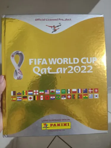 2 Álbuns da Copa do Mundo Panini 2022 e 2026 - Completos