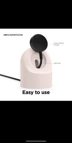 (novo) suporte de silicone branco para o seu Galaxy Watch 7. 