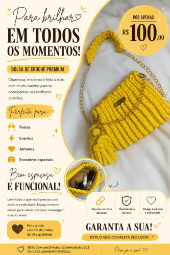 Bolsa de crochê 