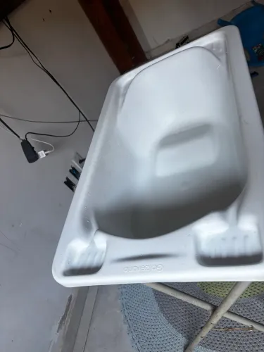 Banheira com suporte para descem nascido bebê