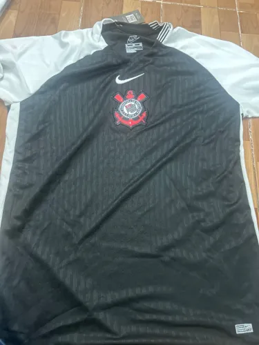 Camisa Corinthians preta 2025 tamanho Gg
