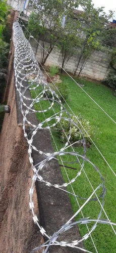 Concertina Dupla Clipada e Segurança Eletrônica