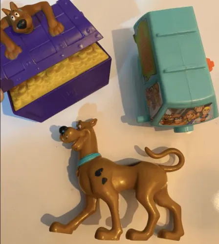 scooby doo kit com 3 brinquedos