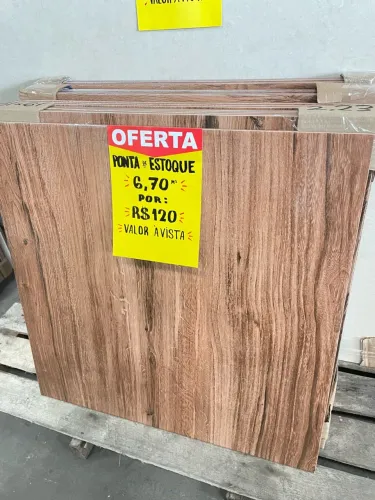 PONTA de ESTOQUE - PISO 61x61cm - 6,70M² POR: R$120