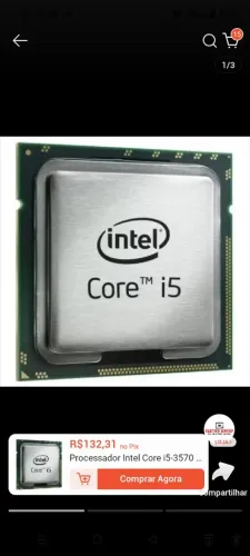 Intel Core i5-3570 3ª Geração LGA1155 - Funcionando Perfeitamente