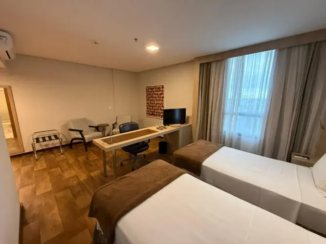 Flat mobiliado no Hotel Intercity