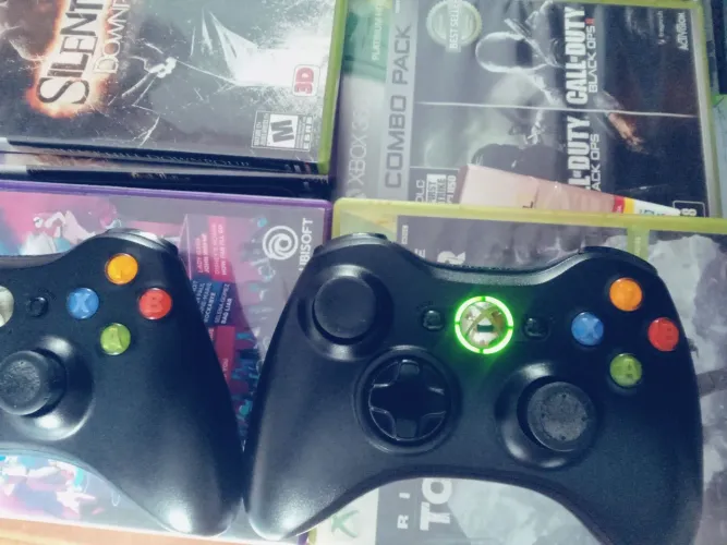Controle xbox 360 originais semi-novos impecáveis