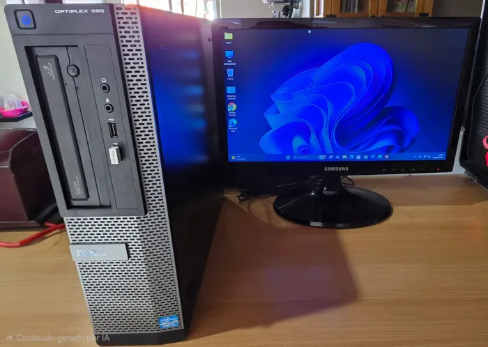 Desktop Dell Optiplex 390 - Intel I3 | SSD | 6GB RAM