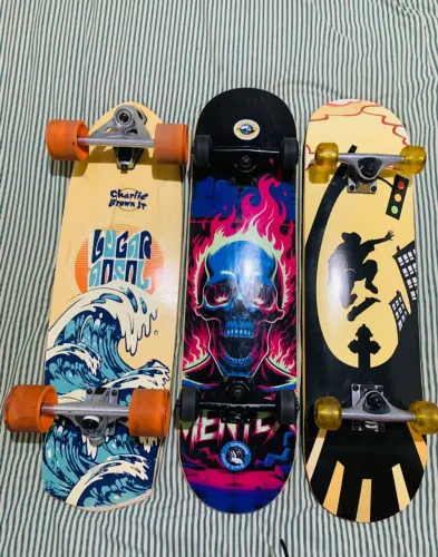 Skate simulador de surf kronik charlie brown Jr top abec7.
