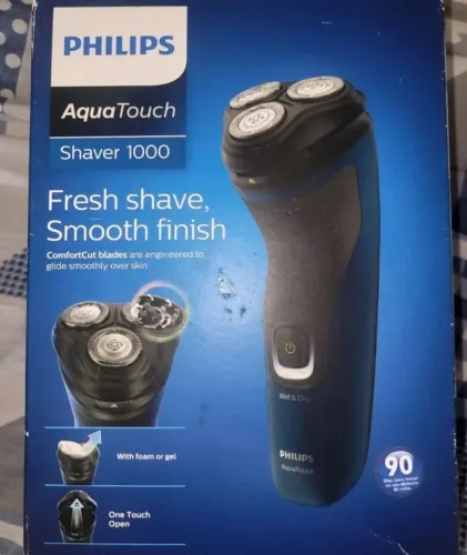 Aparelho de Barbear Philips Aquatouch Seco ou Molhado Novo na caixa completo