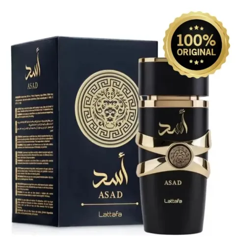 Perfume Árabe Lattafa Asad 100ml Eau De Parfum Original com selo da ADIPEC e Batch Code