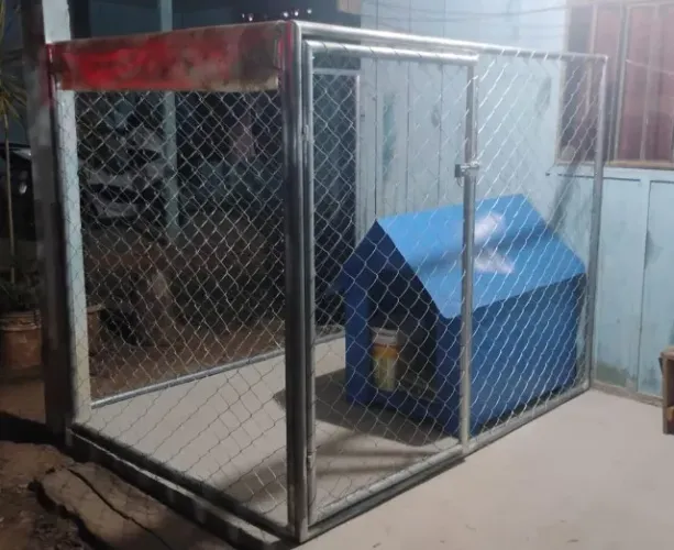 Vendo Canil de Tela em Aço Novo 
