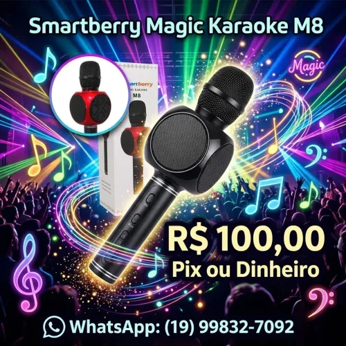 Microfone karaoke 