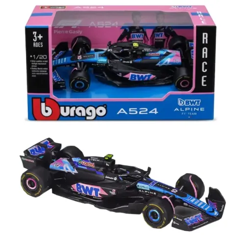 Miniatura Bburago Bwt Alpine F1 A524 #10 Pierre Gasly 1:43 GP 2024 Formula um