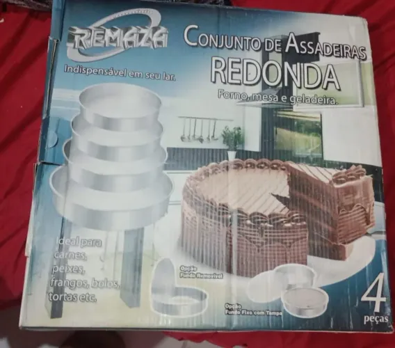Kit de forma de bolo redondo