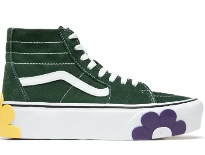 Tênis Feminino Ua Sk8-hi Tapered Stackform Osf Verde Vans