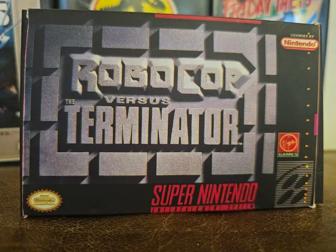 Robocop vs Terminator, REPRÔ/ALTERNATIVO SNES C/ MINI CAIXA