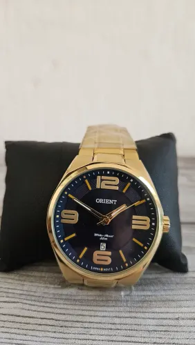 Relógio Orient Original Novo - Banhado a Ouro