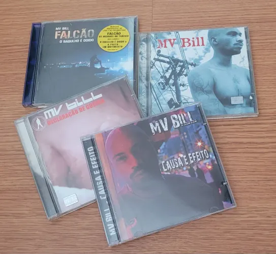 Lote CDs Mv Bill - rap, hip hop
