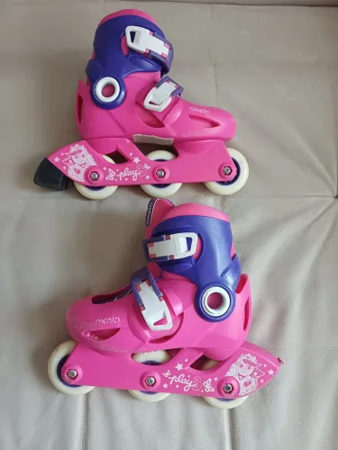 Patins infantil Oxelo Decathlon tam 24-26