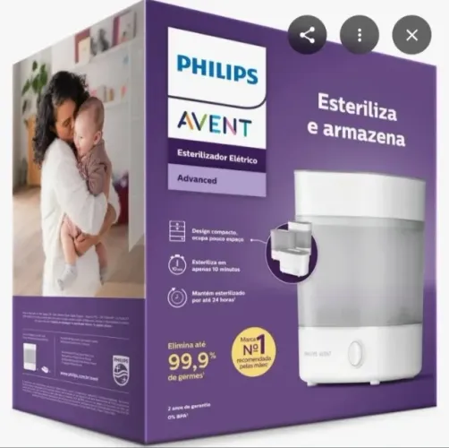 Esterilizador de mamadeira Philips