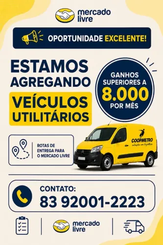 Estamos agregando veículos utilitários