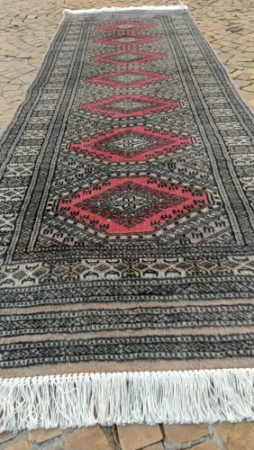 Tapete Persa karashi assinado 1,85 x 0,62