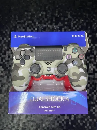 CONTROLE PS4 SEM FIO CAMUFLADO