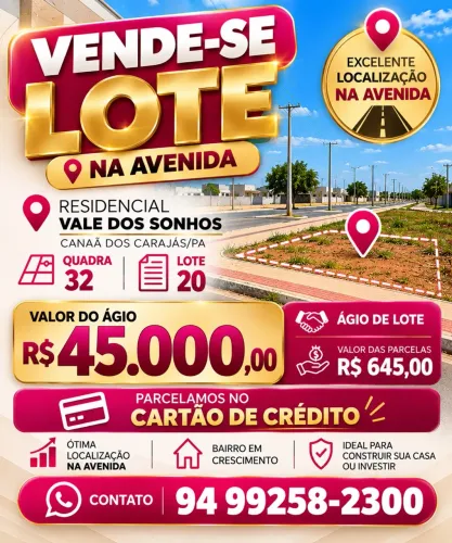 Vende-se lote