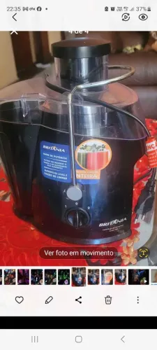 Centrífuga Britânia Juicer 700 - 400W - Praticamente Nova!