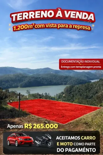 Chácara em Nazaré Paulista 1.200 m² | Pé na Represa!