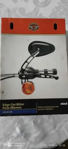 Par de Espelhos Retrovisores Originais Harley-Davidson da renomada linha premiu