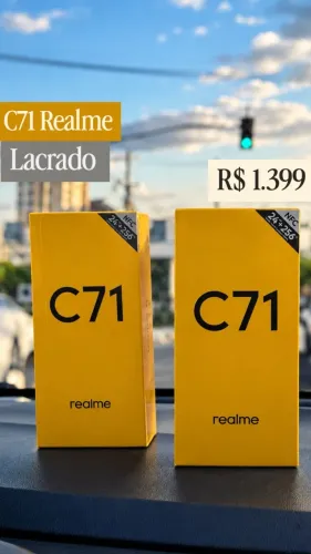 Smartphone Celular Realme C71 8gb 256gb Dual Sim