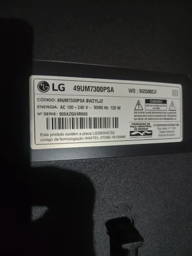 Tv pra retirada de peças *