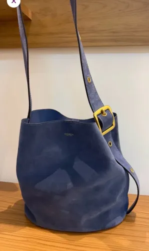 Bolsa Coach em suede+ carteira coach bandit 