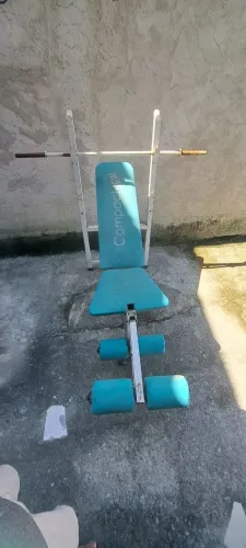 Vendo Estação de musculação + banco de supino , tudo por R$ 1600
