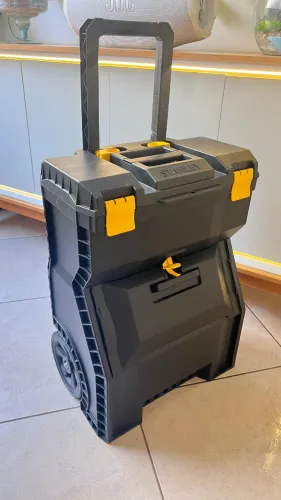 Maleta Caixa Ferramenta Stanley 49L Rodas Nova 2 Meses Uso 45Cx30Lx62A Retirada Taguatinga