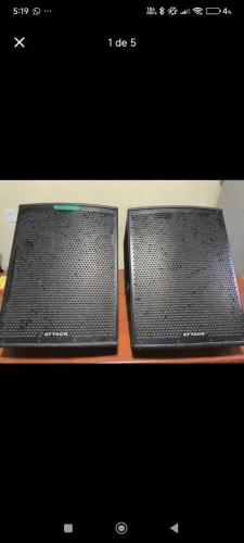 Pra sair hoje!!! Caixas Passivas Retorno Attack