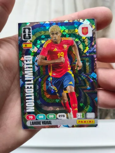 Card Adrenalyn XL Lamine Yamal Limited Edition Holográfico Nacional tenho outros